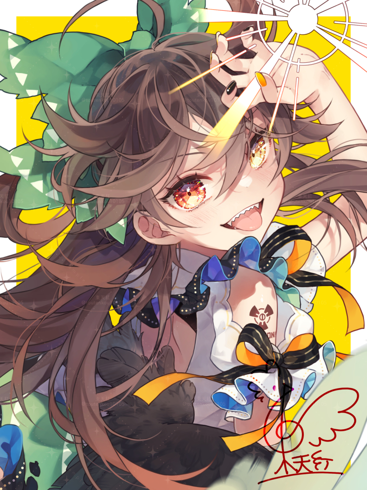 This is a pixiv picture whose title is 烈日.