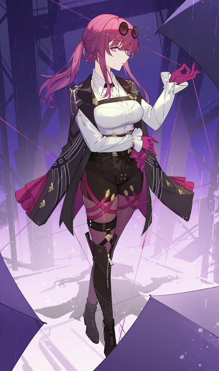 This is a pixiv picture whose title is 卡芙卡.