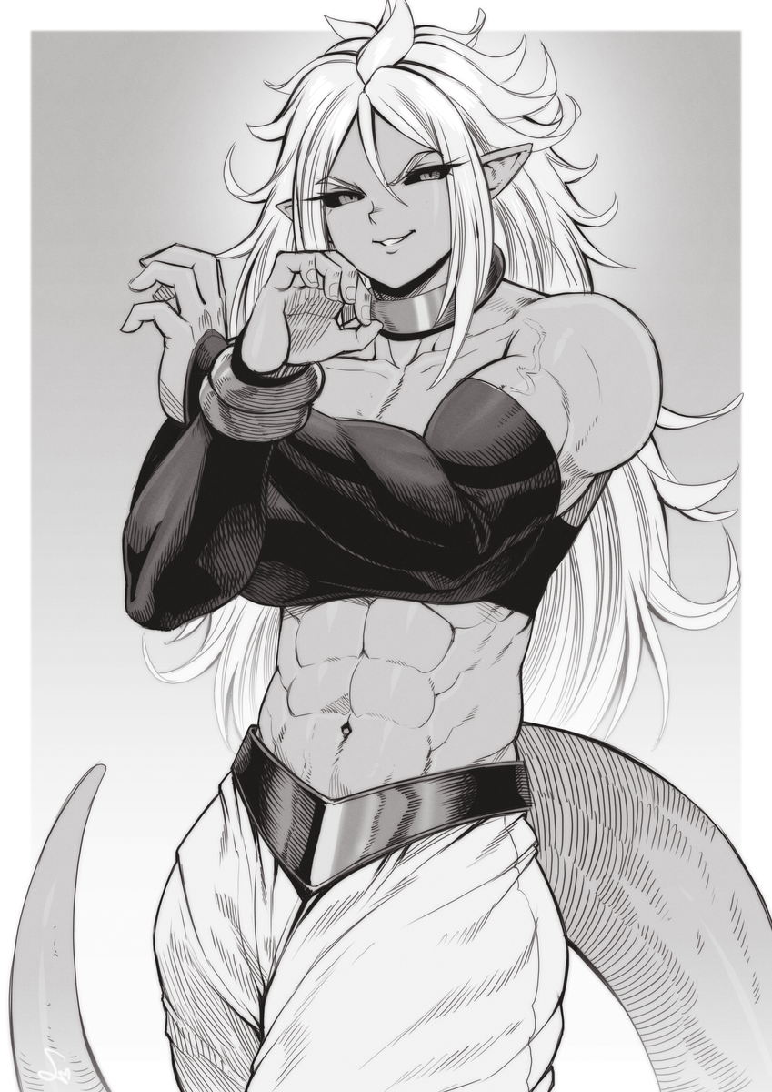 This is a pixiv picture whose title is Android 21.