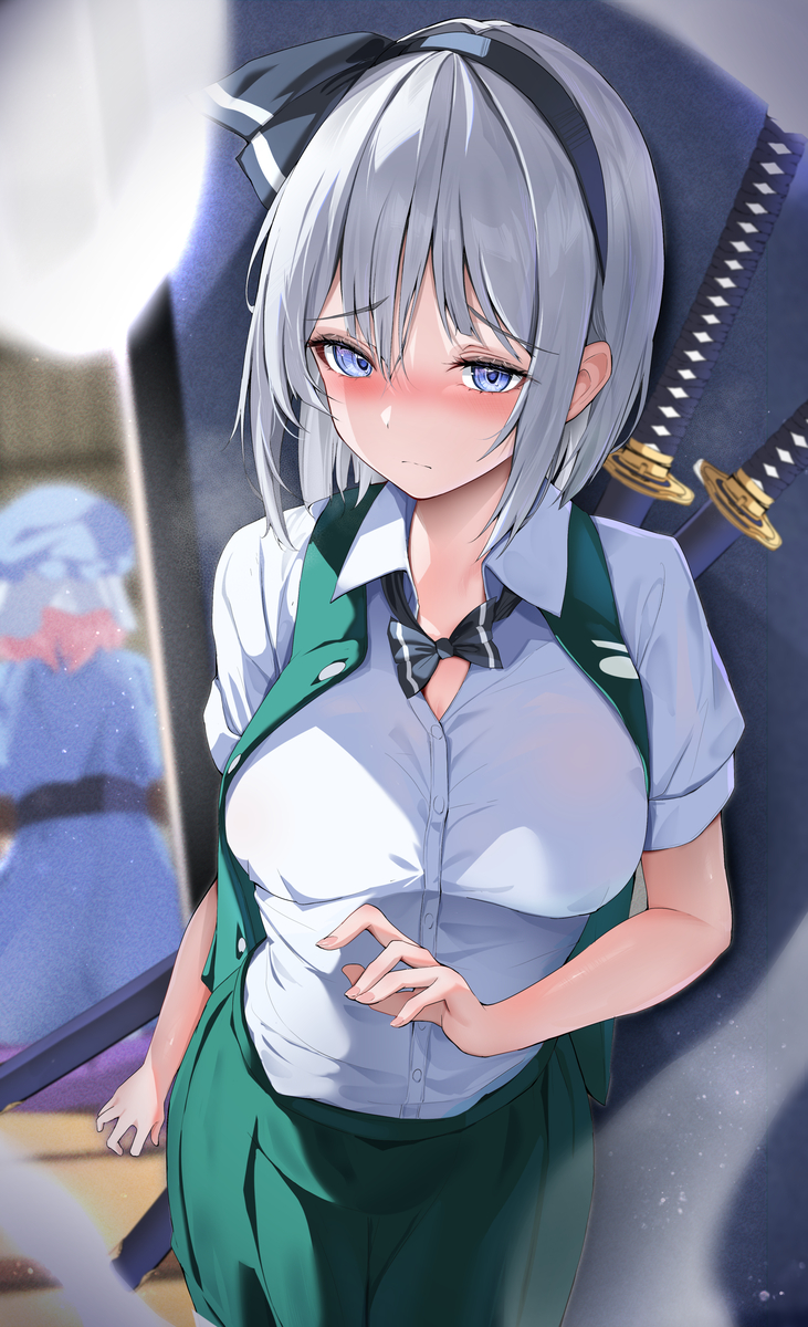 This is a pixiv picture whose title is youmu.