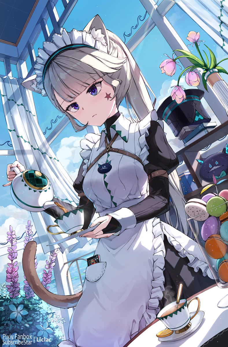 This is a pixiv picture whose title is Maid Lynette・メイド役のリネット.