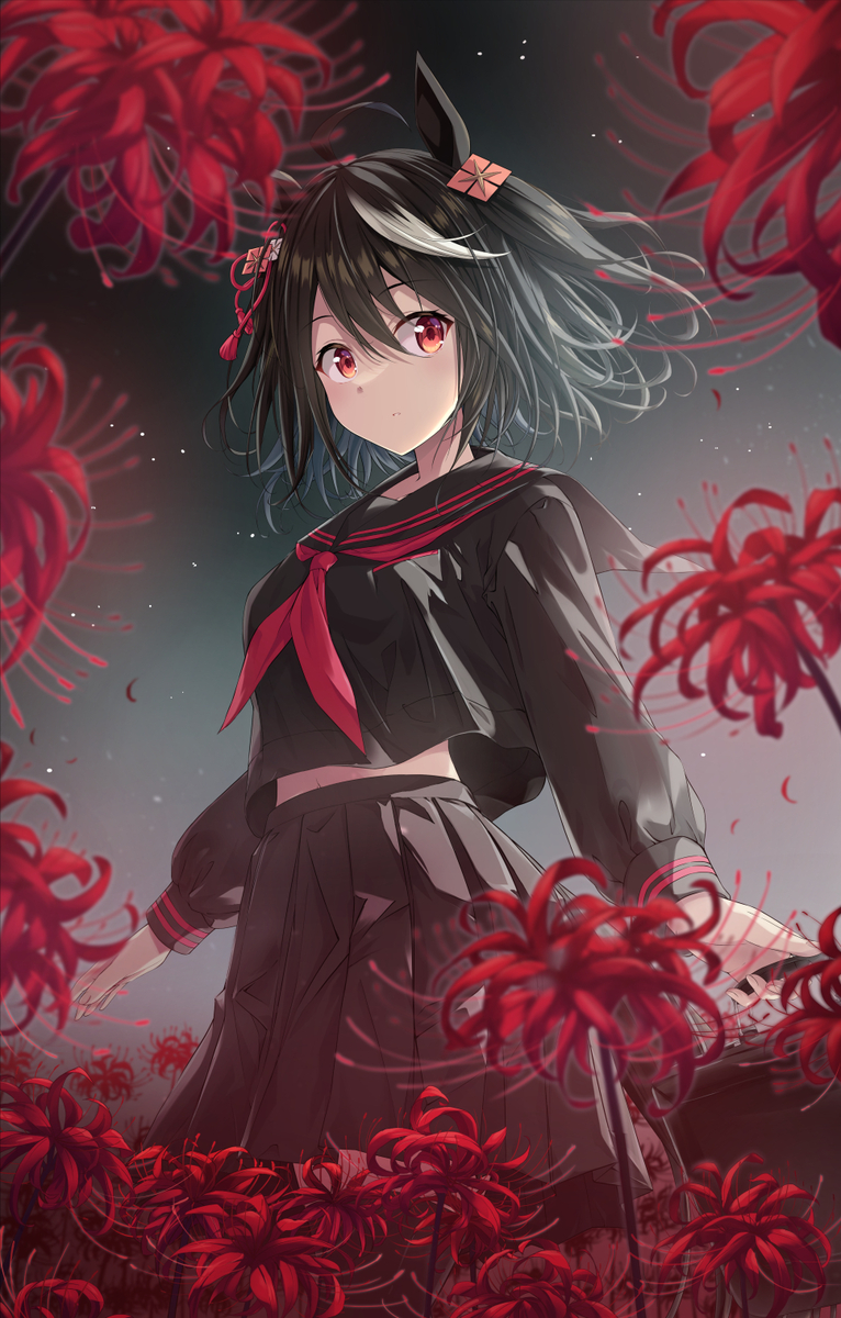 This is a pixiv picture whose title is 彼岸キタちゃん.