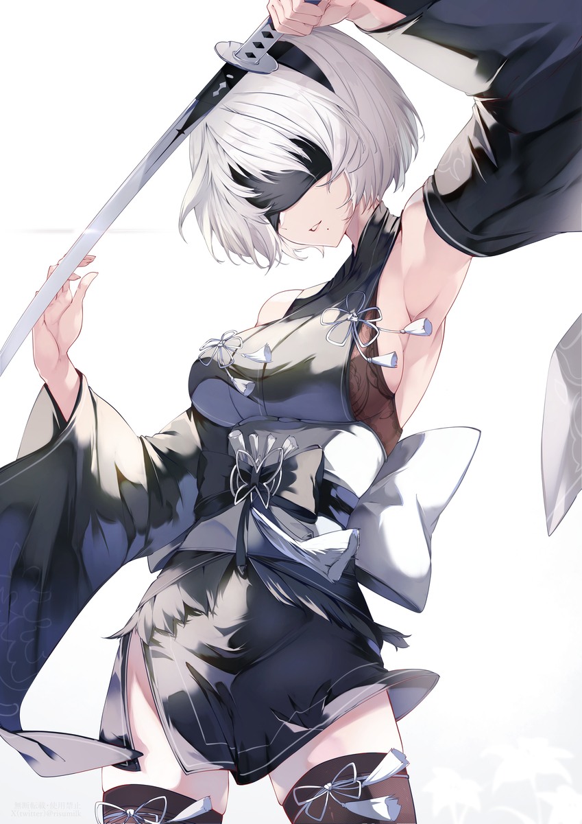 This is a pixiv picture whose title is ヨルハ制式装束・壱.