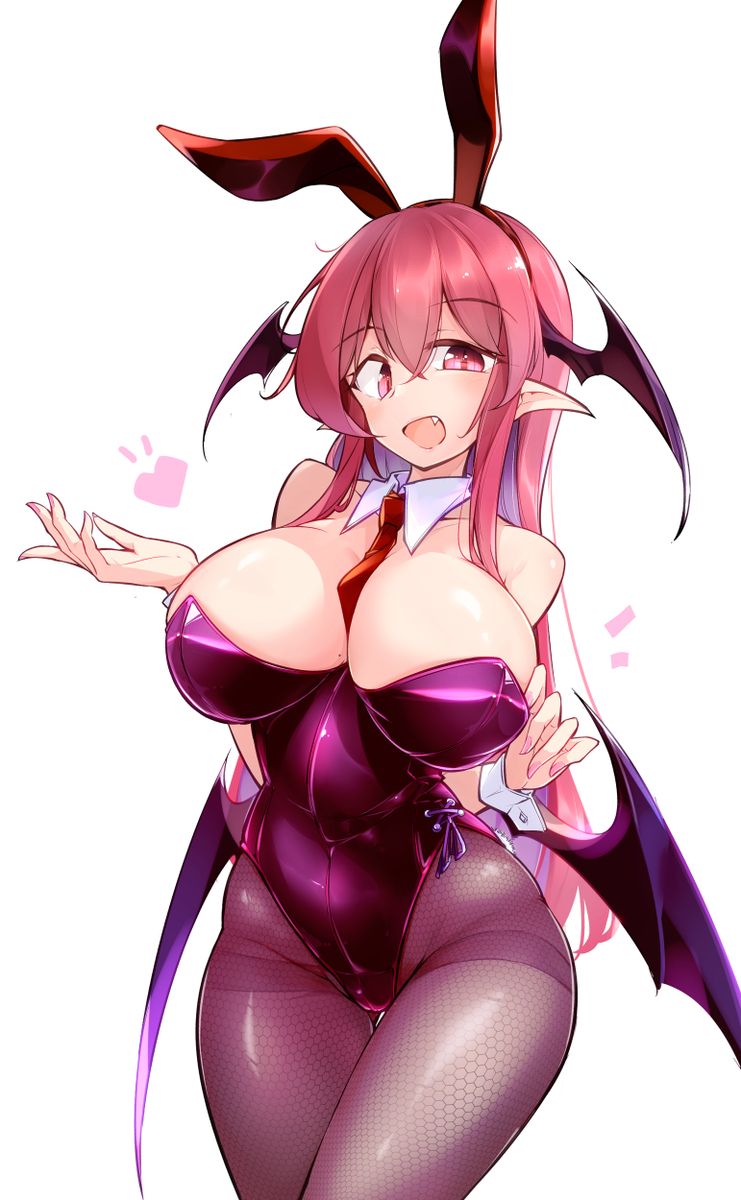 This is a pixiv picture whose title is バニーガール小悪魔.
