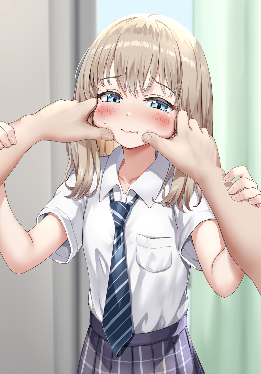 This is a pixiv picture whose title is 可愛い子のほっぺをぷにぷにしたい.