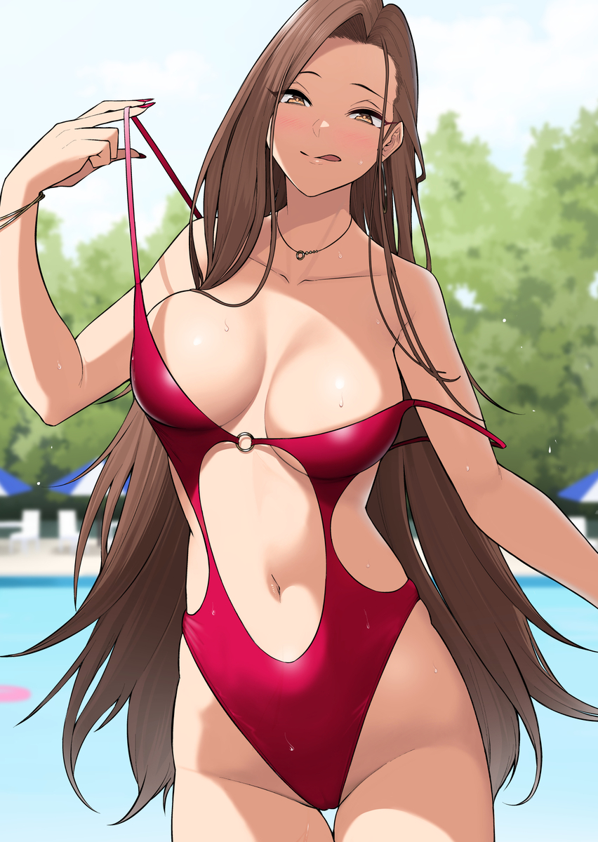 This is a pixiv picture whose title is お姉さんと早く一緒に遊ぼぉ～ぜ💕.