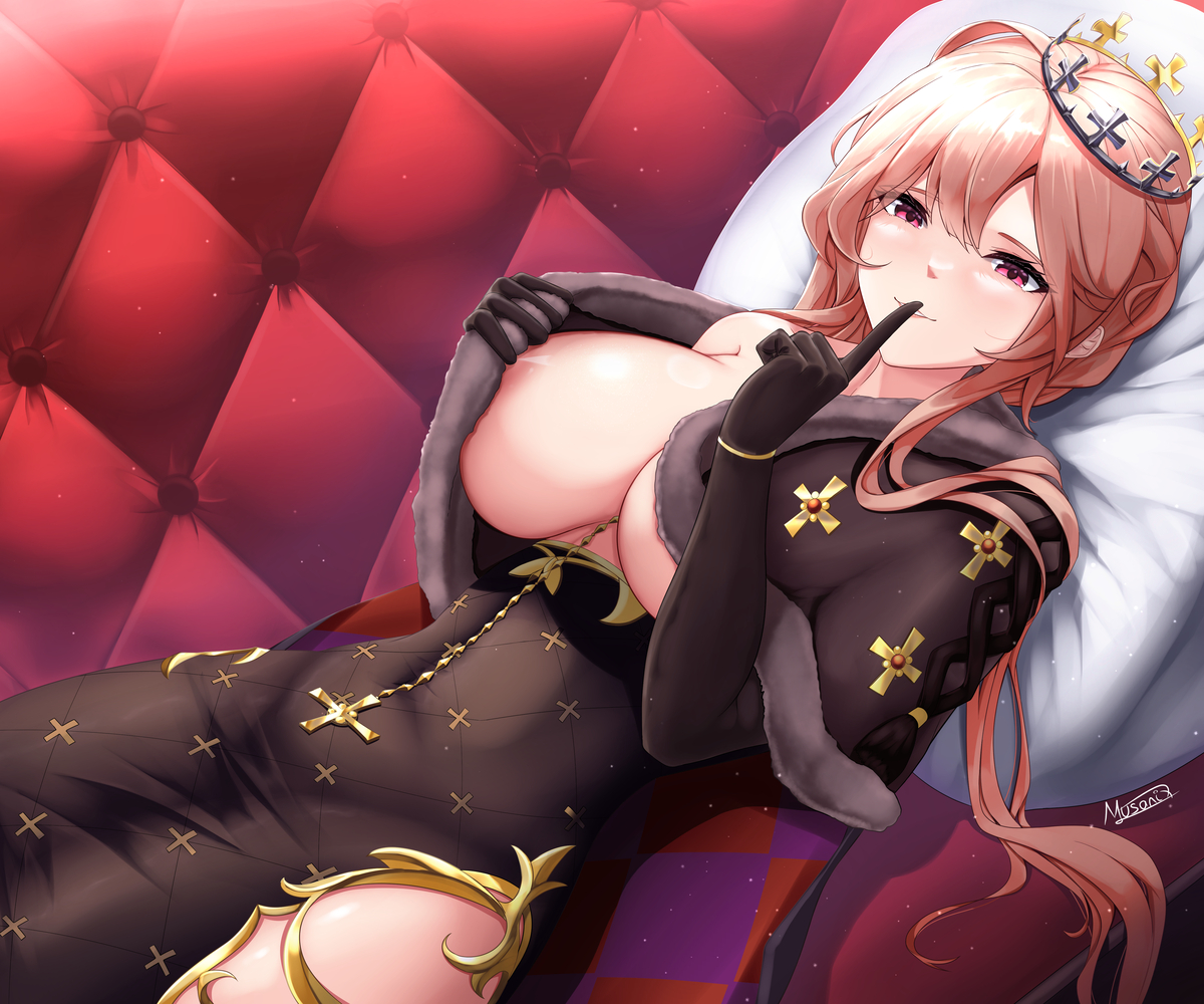 This is a pixiv picture whose title is Clemenceau Teasing.