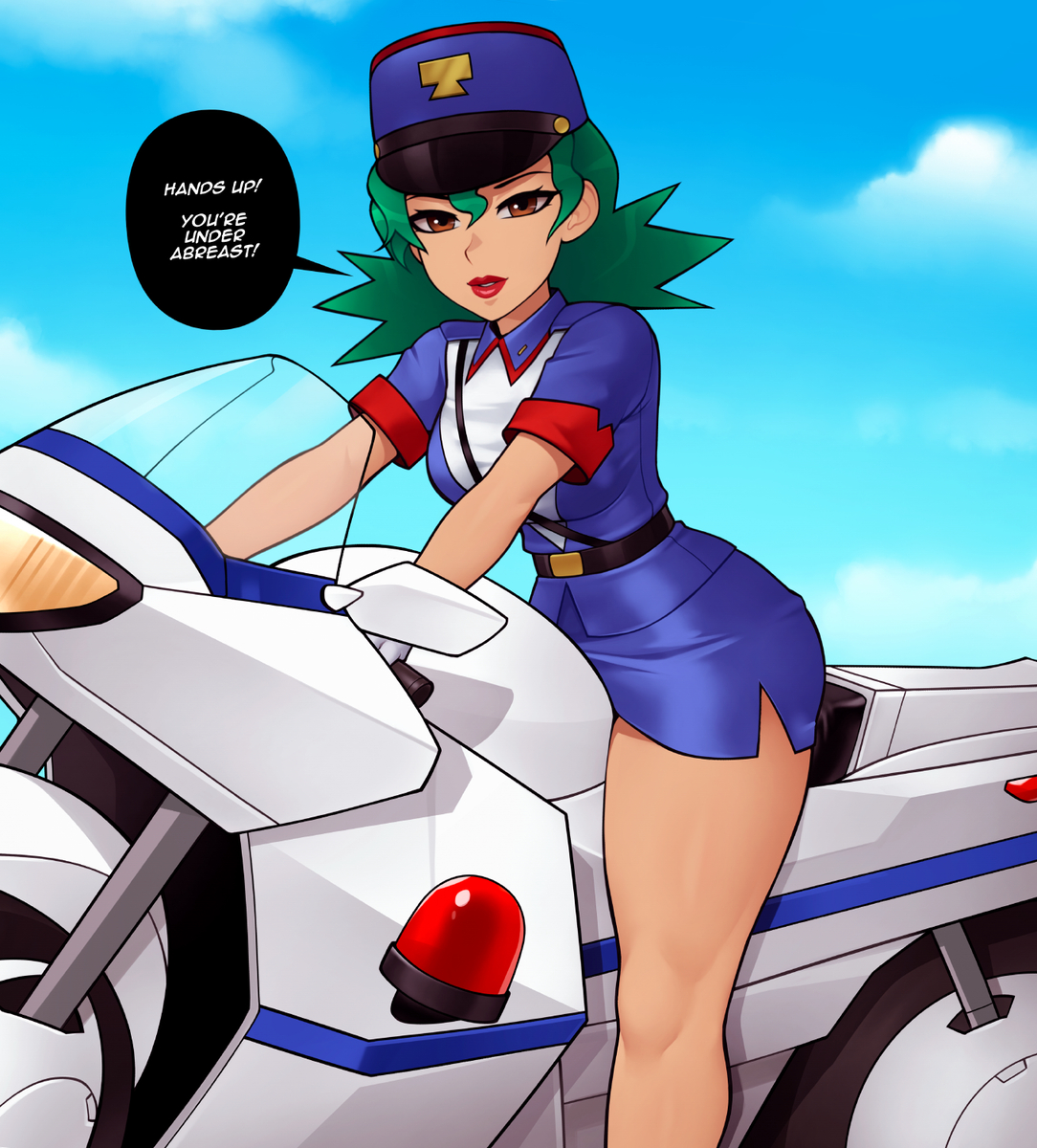 This is a pixiv picture whose title is officer jenny.