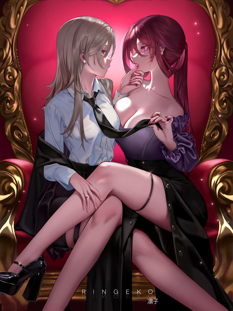 This is a pixiv picture whose title is Stelle & Kafka.