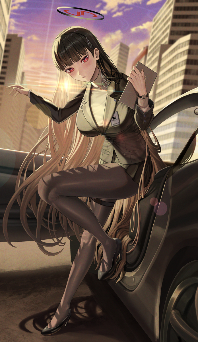 This is a pixiv picture whose title is 調月リオ.