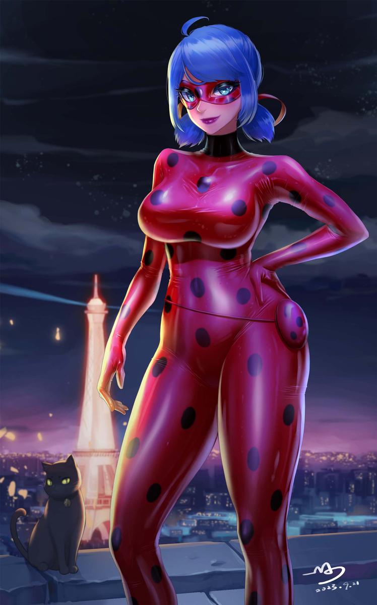 This is a pixiv picture whose title is 【瓢虫少女】当玛丽娜长大之后。。。。。。.