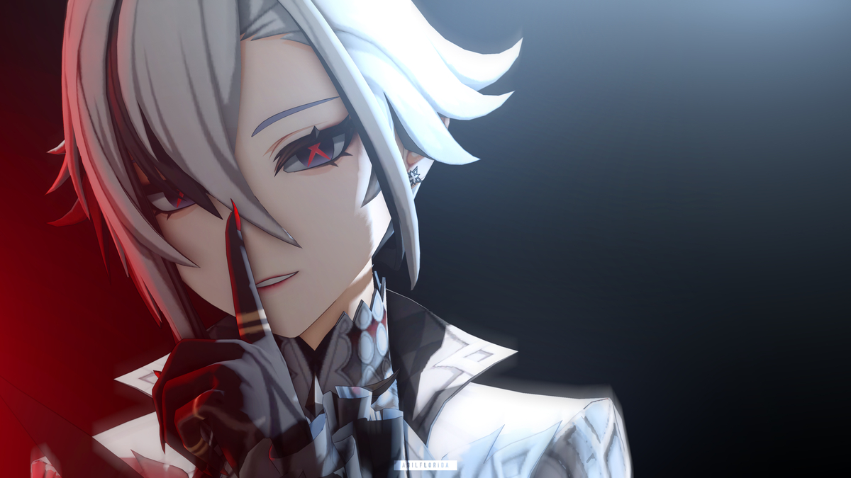This is a pixiv picture whose title is Arlecchino mommy.