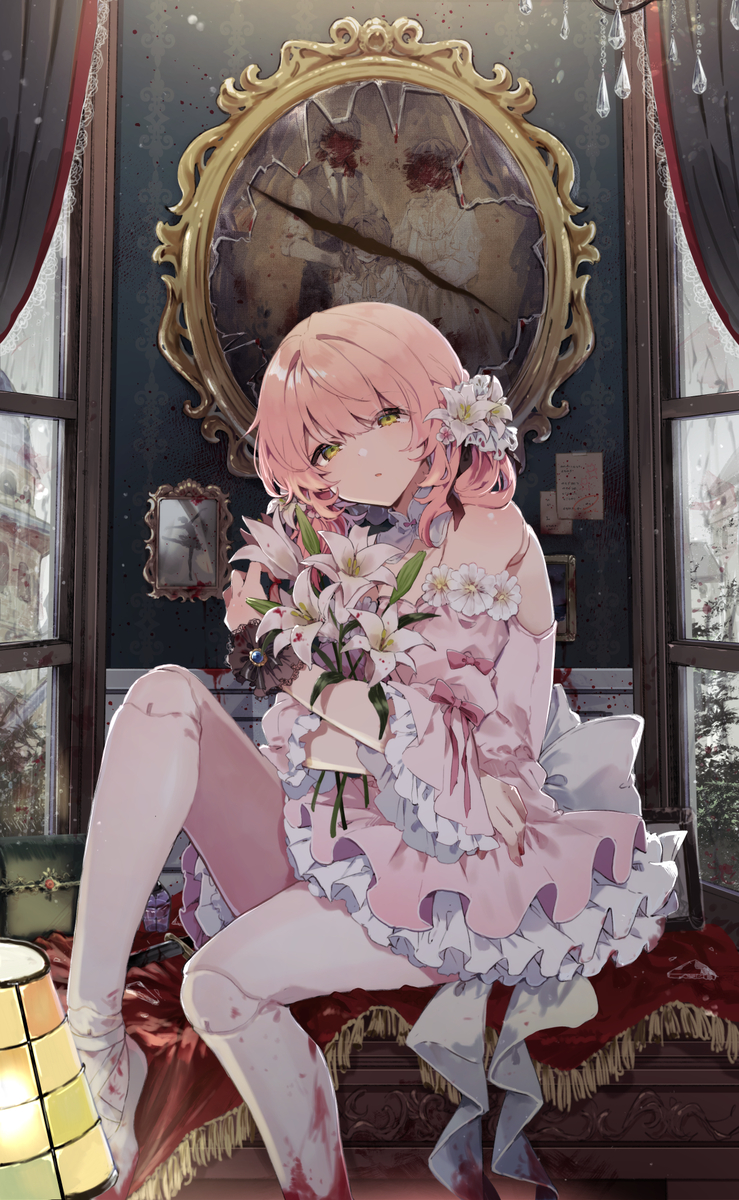 This is a pixiv picture whose title is あの子になれない.