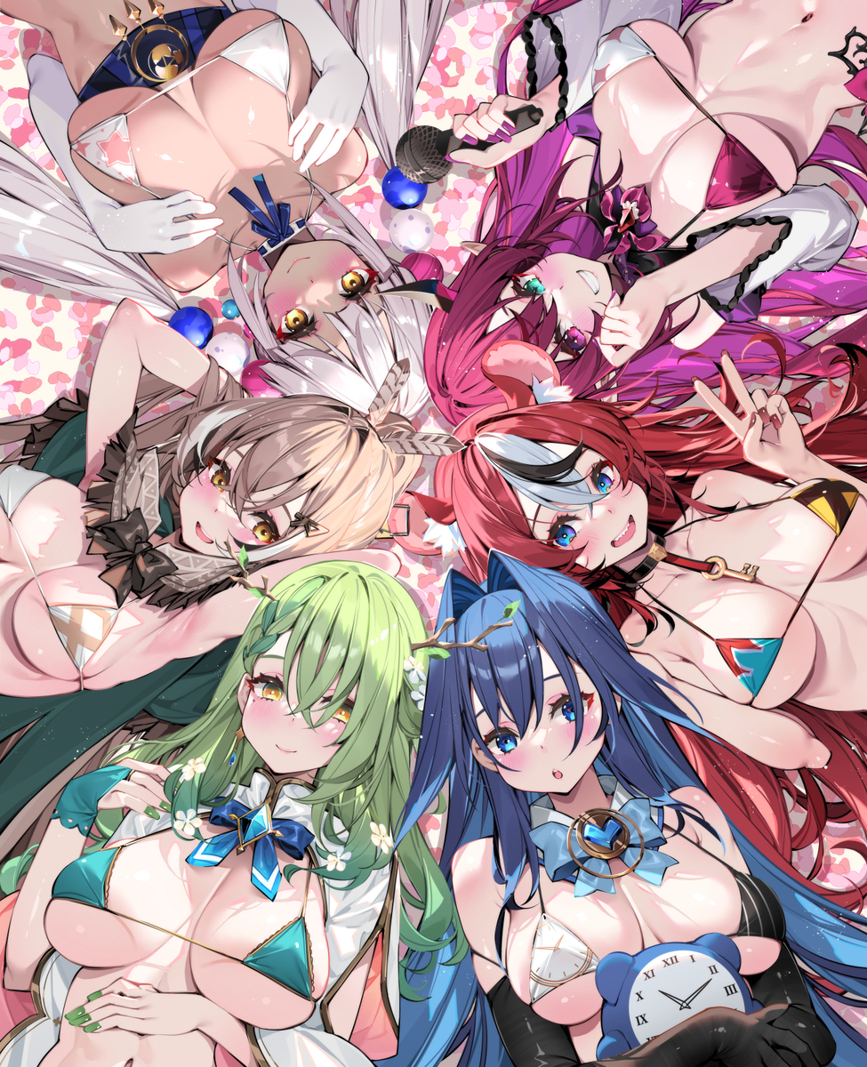 This is a pixiv picture whose title is Hololive Council.
