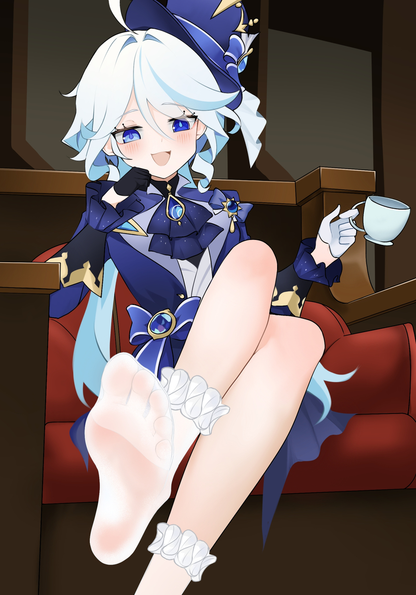 This is a pixiv picture whose title is 芙卡洛斯の足.
