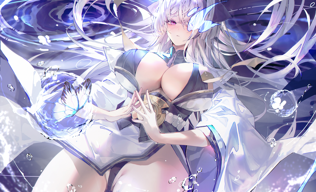 This is a pixiv picture whose title is 云仙.