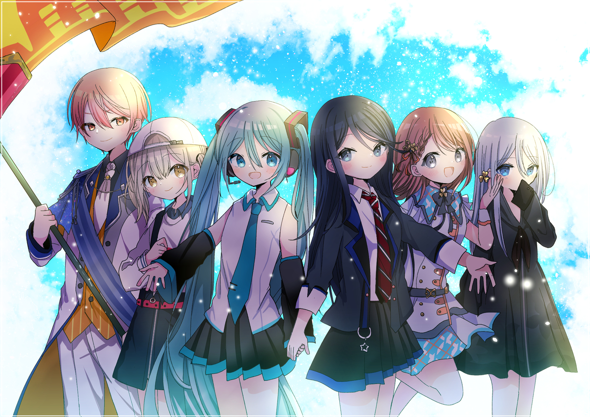 This is a pixiv picture whose title is 祝🌠3周年！.