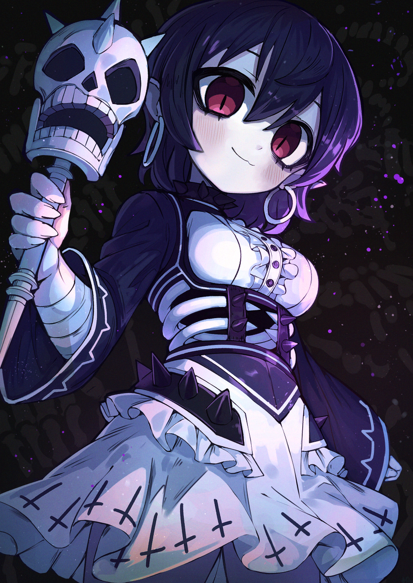 This is a pixiv picture whose title is 💀.