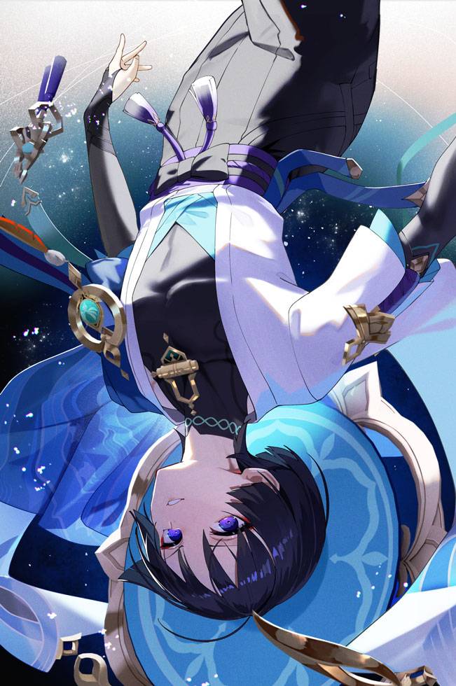 This is a pixiv picture whose title is 放浪者.