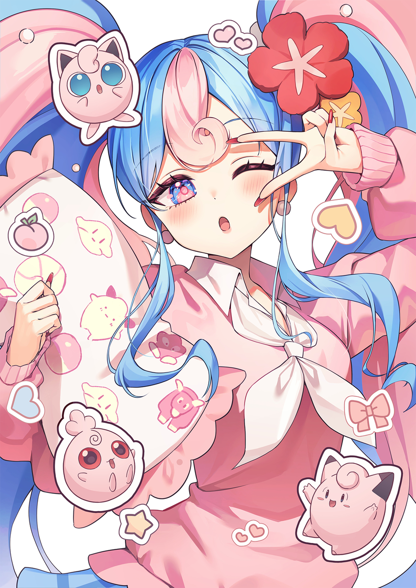 This is a pixiv picture whose title is フェアリーミク.