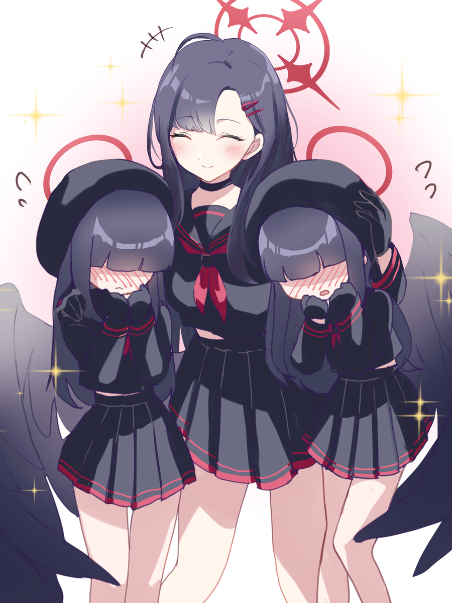 This is a pixiv picture whose title is イチカと正実モブちゃん.