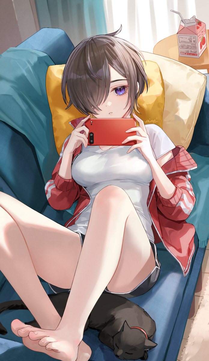 This is a pixiv picture whose title is だらだら～.