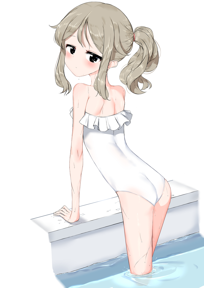 This is a pixiv picture whose title is 水着美洋ちゃん.