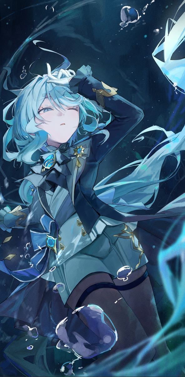 This is a pixiv picture whose title is Falling.