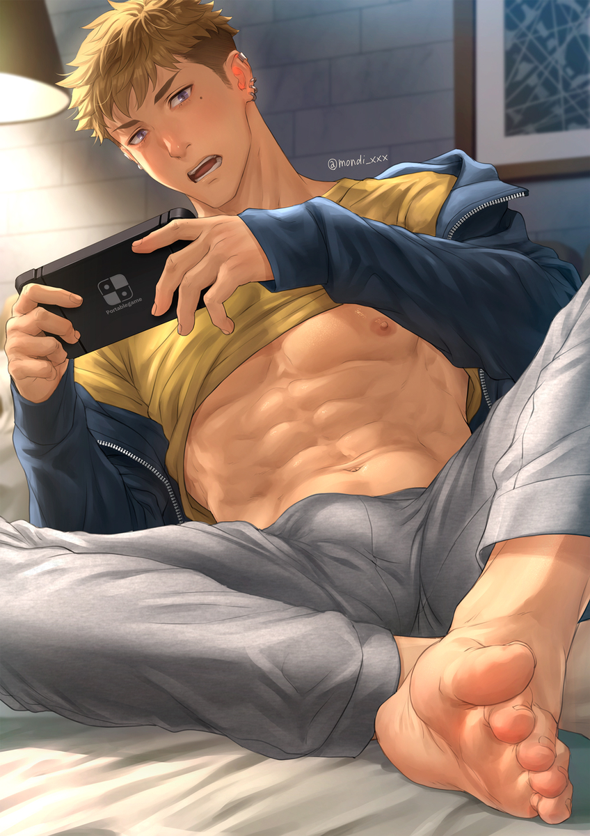 This is a pixiv picture whose title is original character  " Luca".
