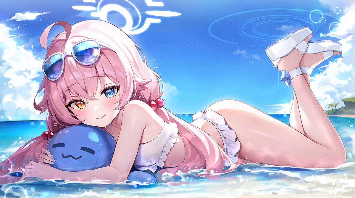 This is a pixiv picture whose title is ホシノ.