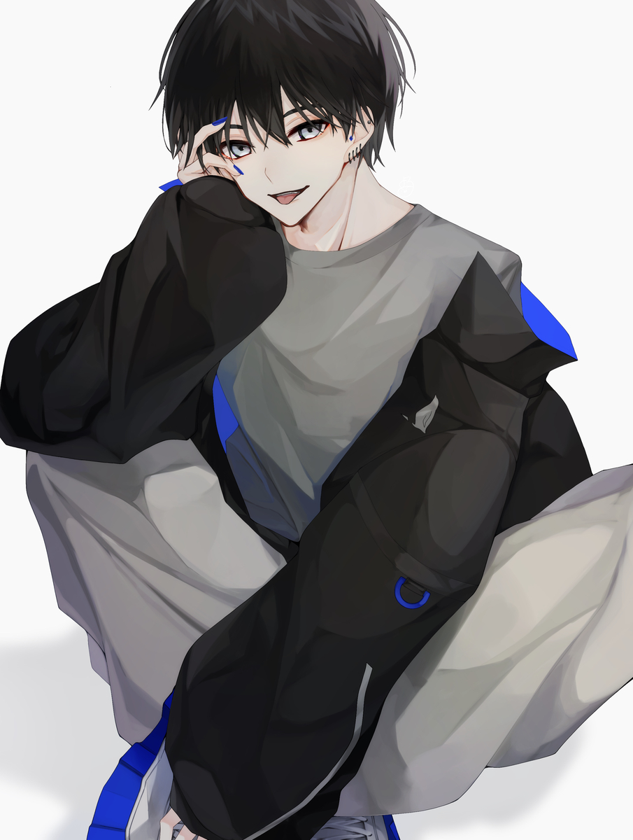 This is a pixiv picture whose title is 😛.
