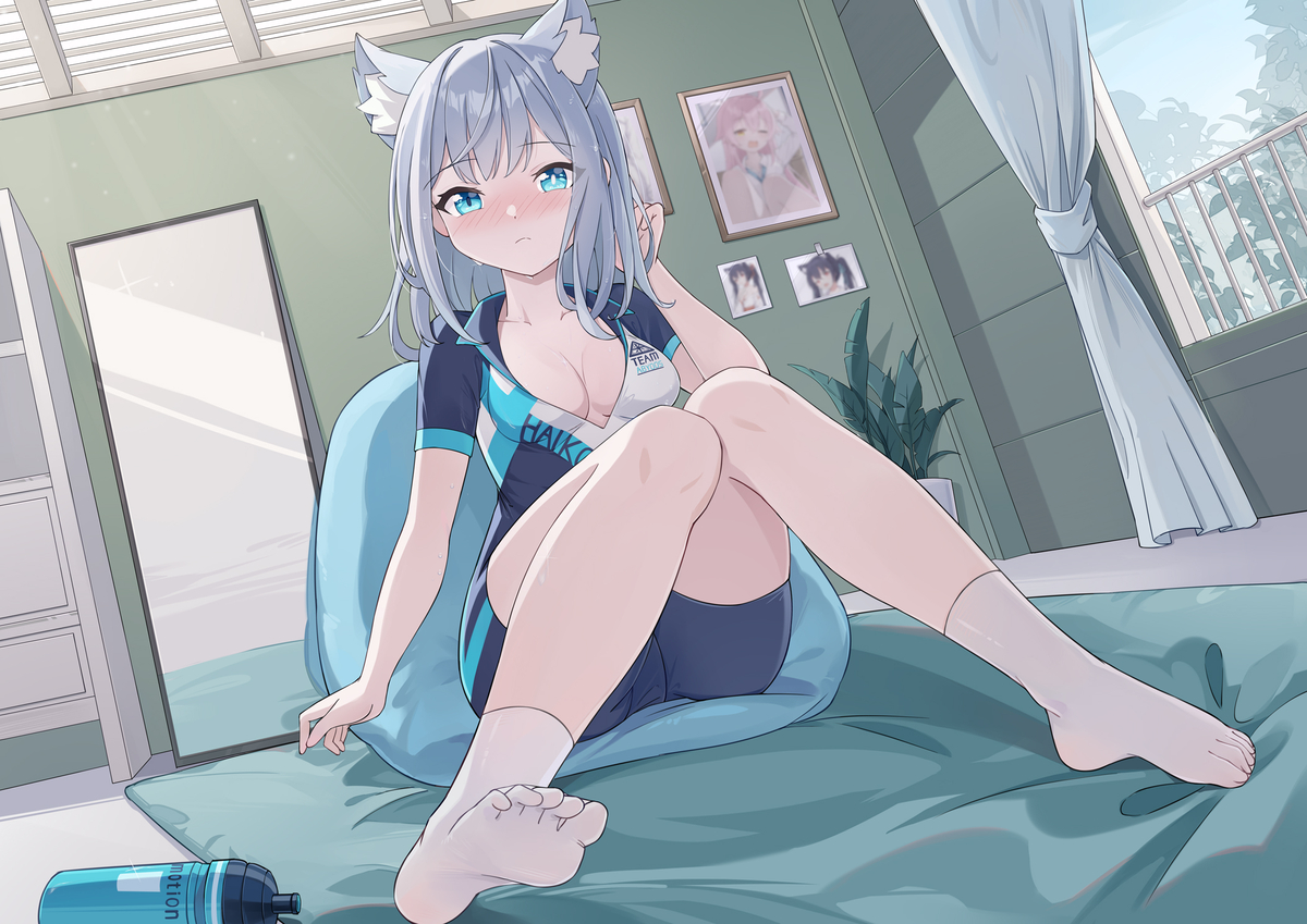 This is a pixiv picture whose title is 白子.