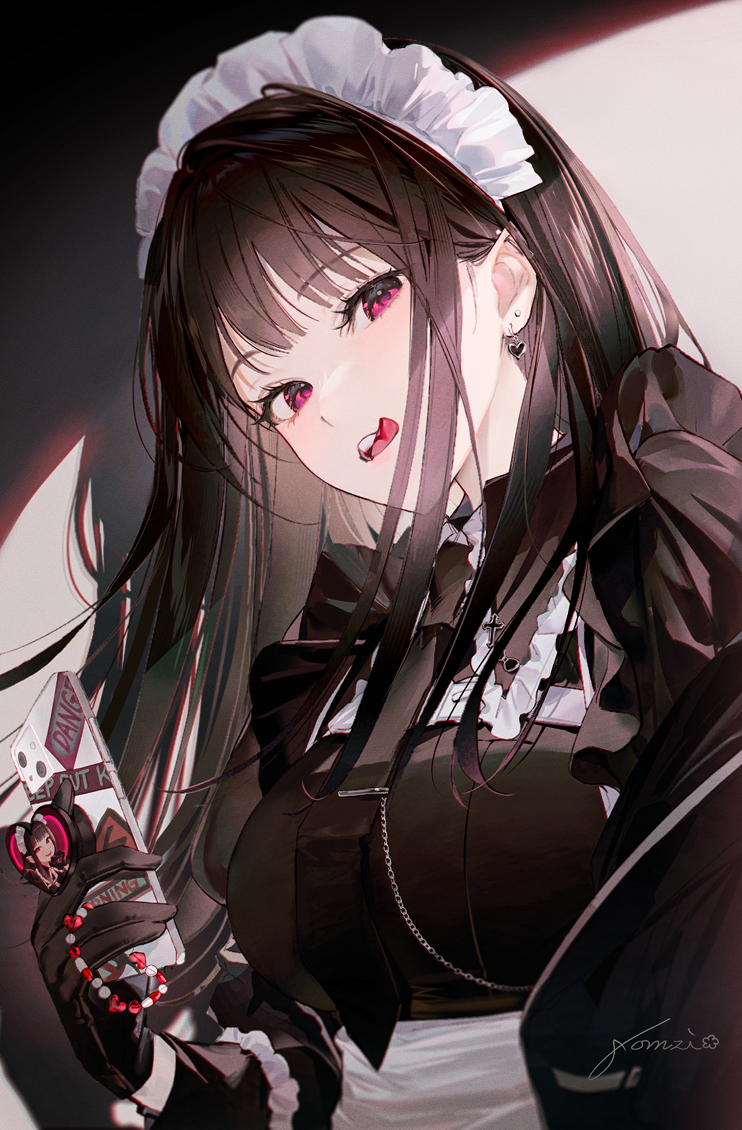 This is a pixiv picture whose title is ヴァンパイアメイド.