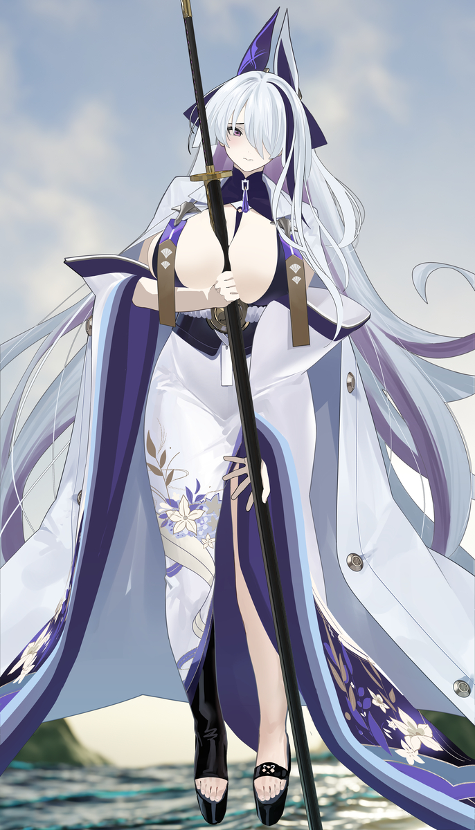 This is a pixiv picture whose title is 雲仙.