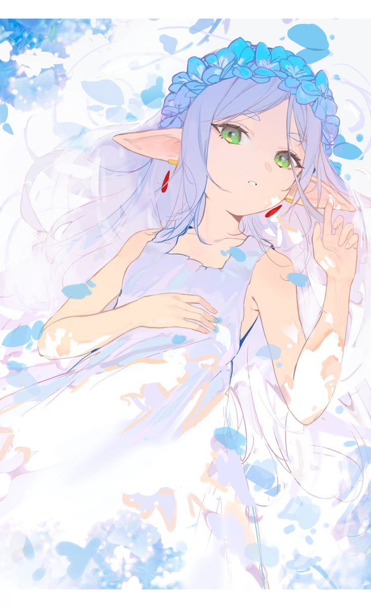 This is a pixiv picture whose title is frieren.