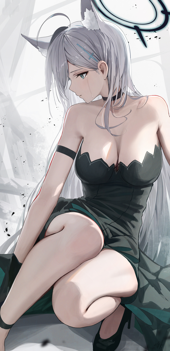 This is a pixiv picture whose title is シロコ＊テラー　49日目.