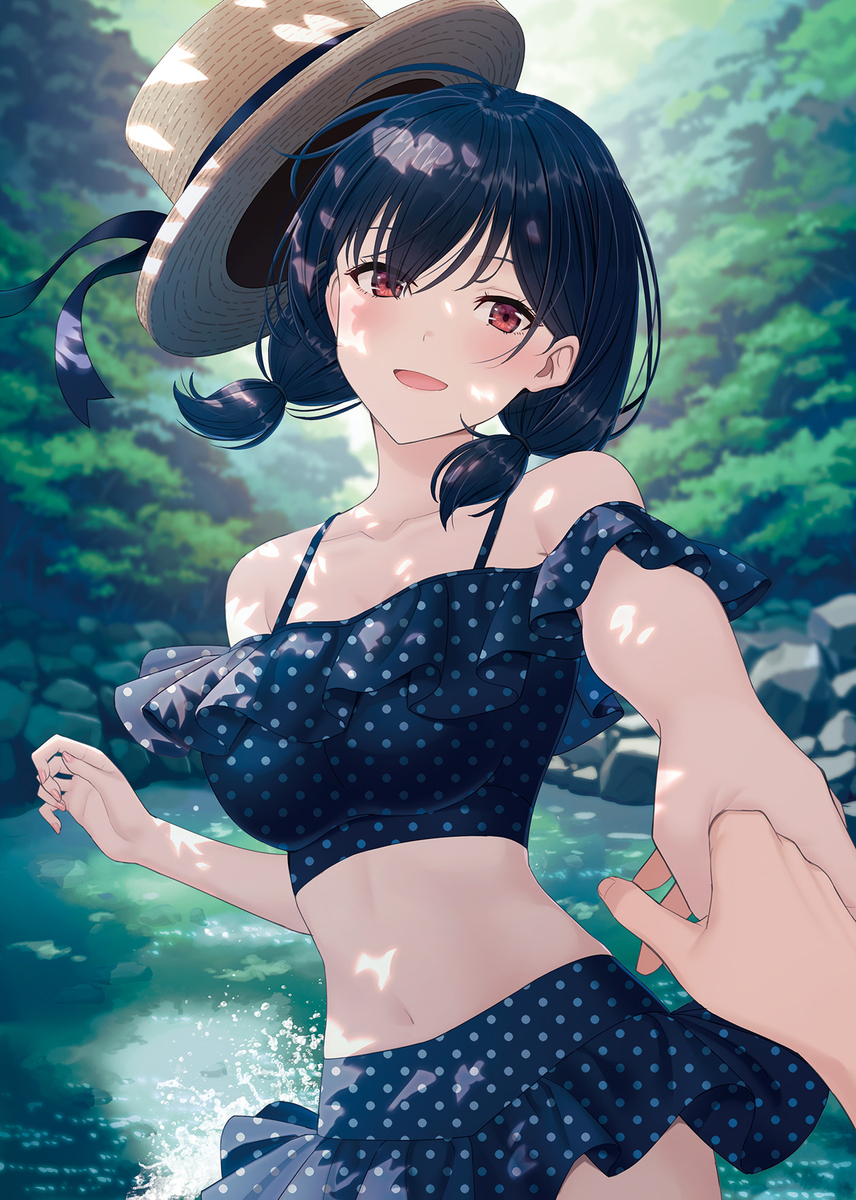 This is a pixiv picture whose title is クラスで２番目に可愛い女の子と友だちになった 5.