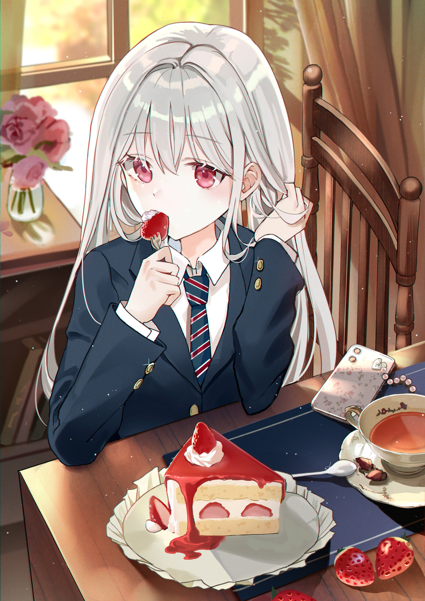 This is a pixiv picture whose title is Strawberry.