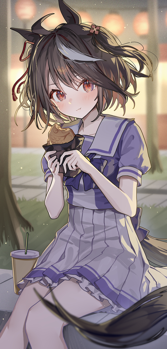 This is a pixiv picture whose title is たいやき.
