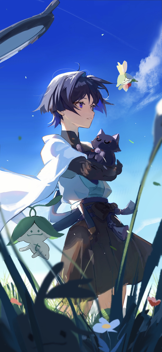 This is a pixiv picture whose title is 放浪者.