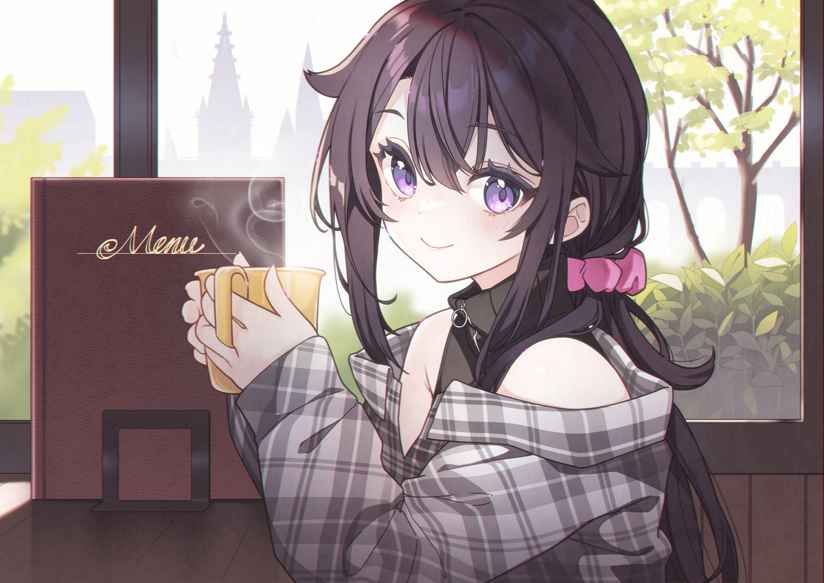 This is a pixiv picture whose title is うちの子とデートがしたい.