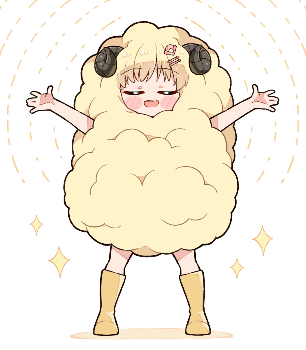 This is a pixiv picture whose title is Sheep.