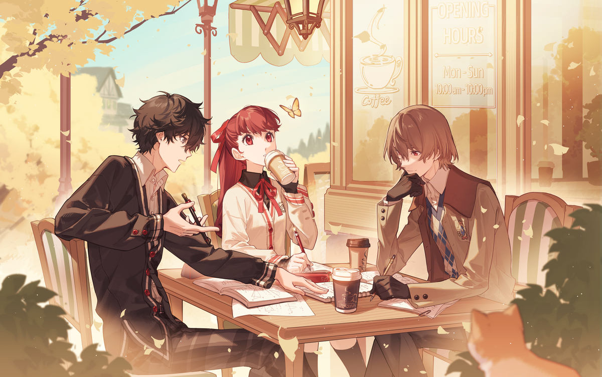 This is a pixiv picture whose title is 秋.