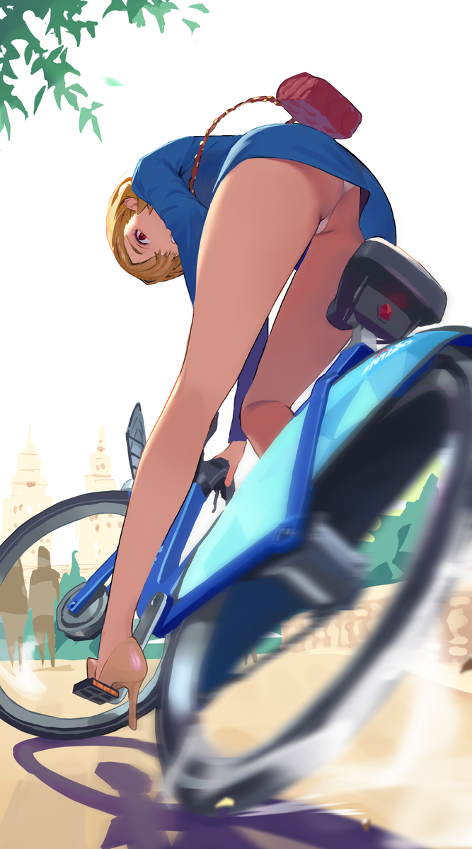 This is a pixiv picture whose title is BRRRRR!🚲.