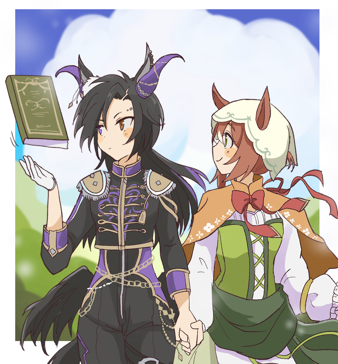 This is a pixiv picture whose title is 新衣装.
