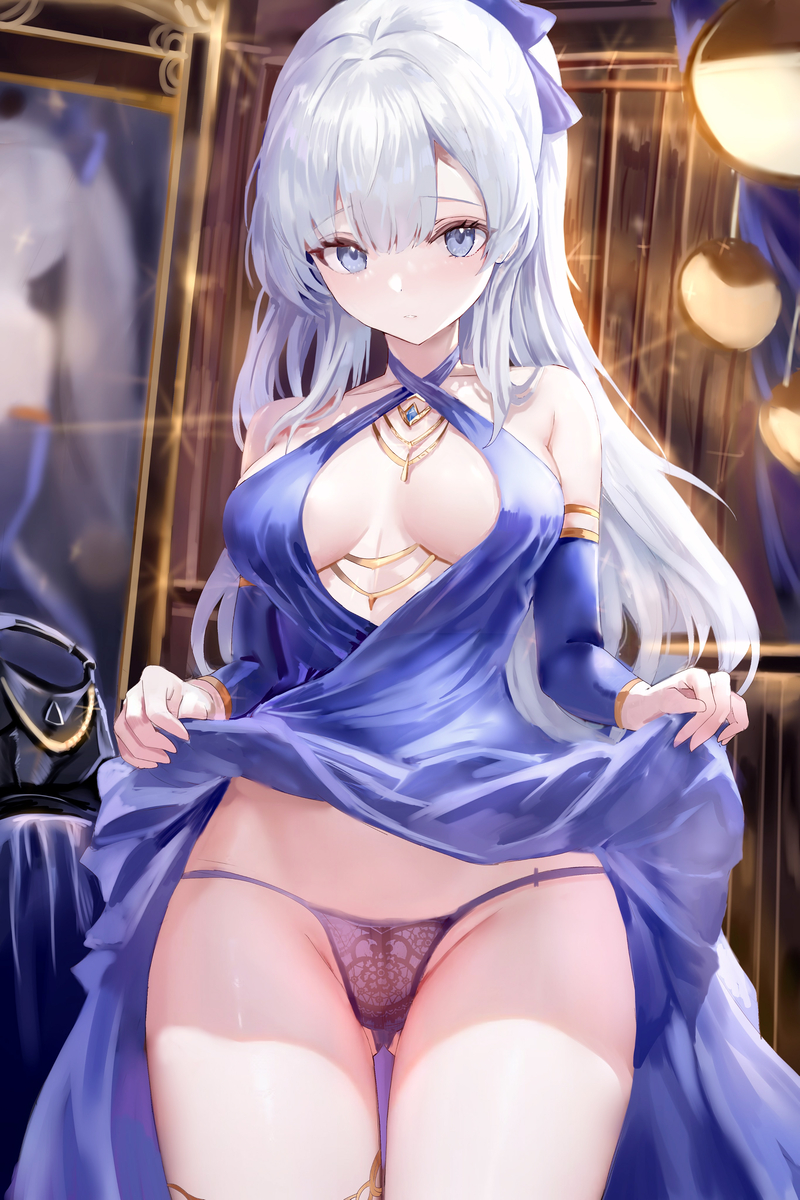This is a pixiv picture whose title is 雅致的试衣间.