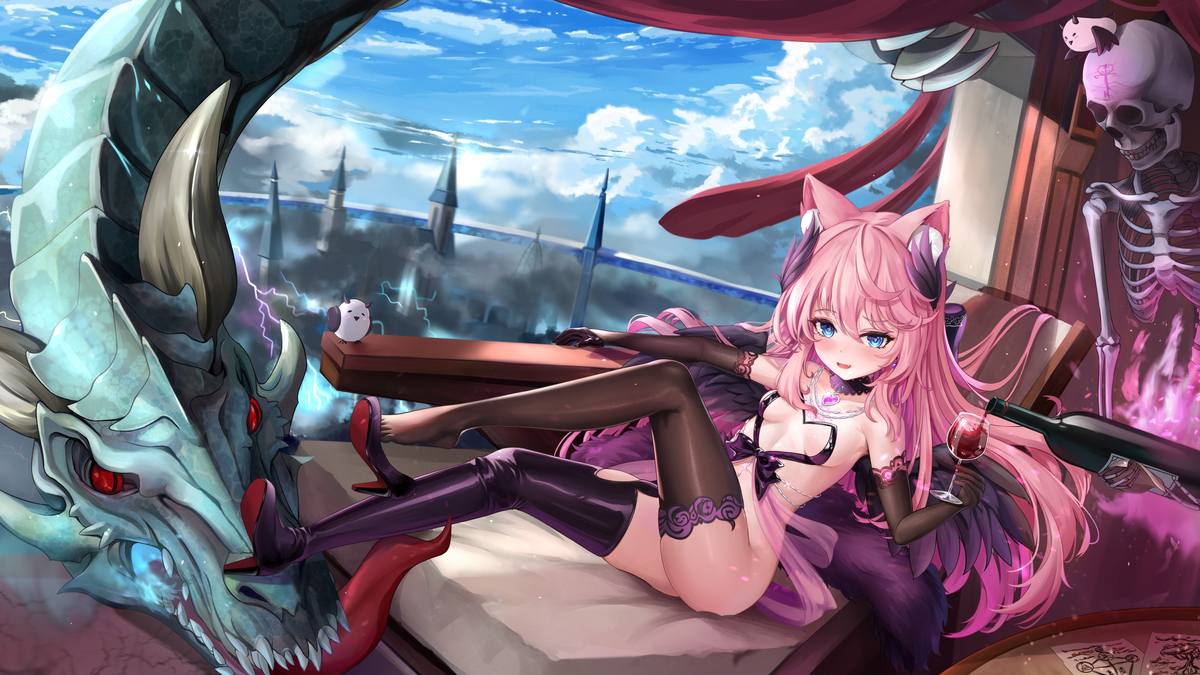 This is a pixiv picture whose title is Hane The Queen.