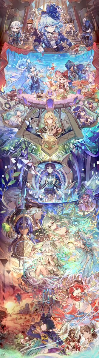 This is a pixiv picture whose title is GI 3rd: Adventure's Showtime✨.