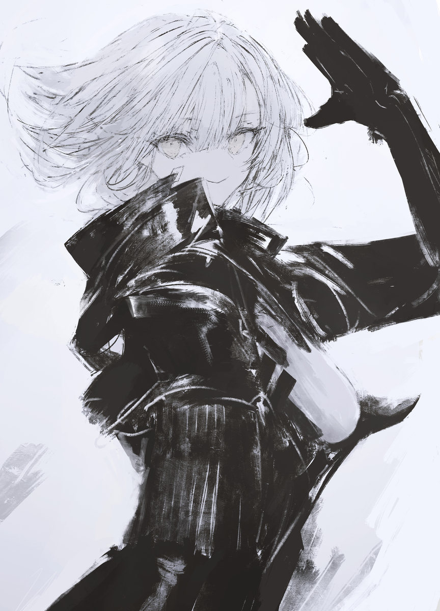 This is a pixiv picture whose title is White.