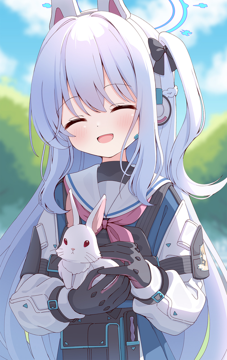This is a pixiv picture whose title is ミヤコとぴょんこ.